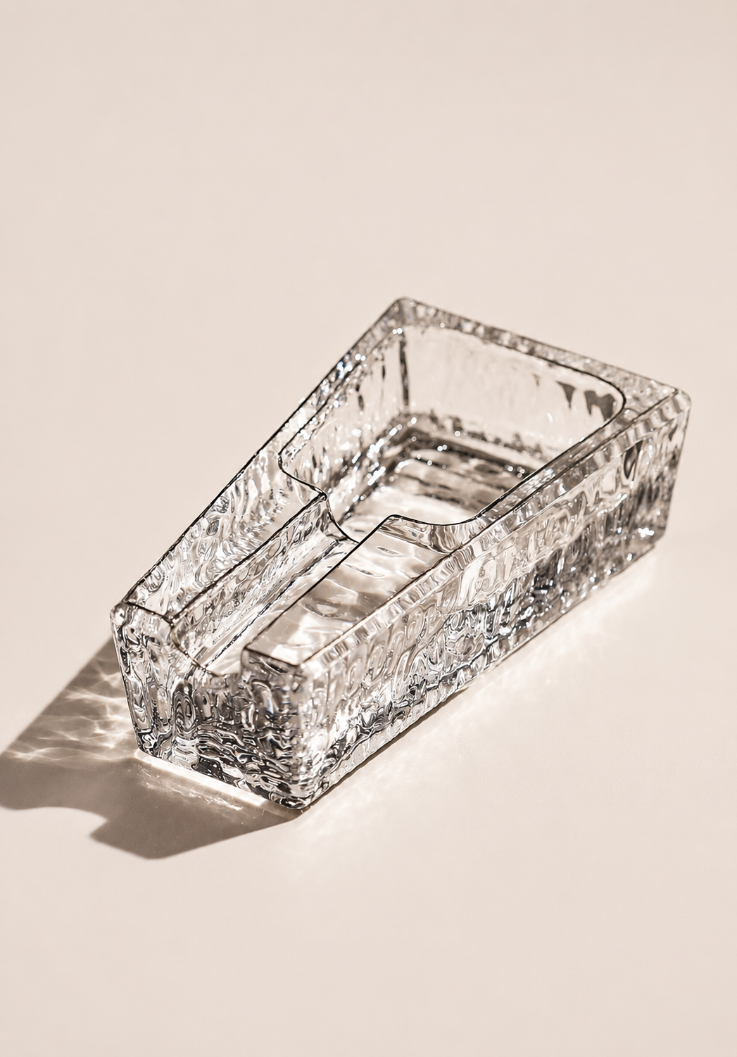 Capri Crystal Cigar Ashtray
