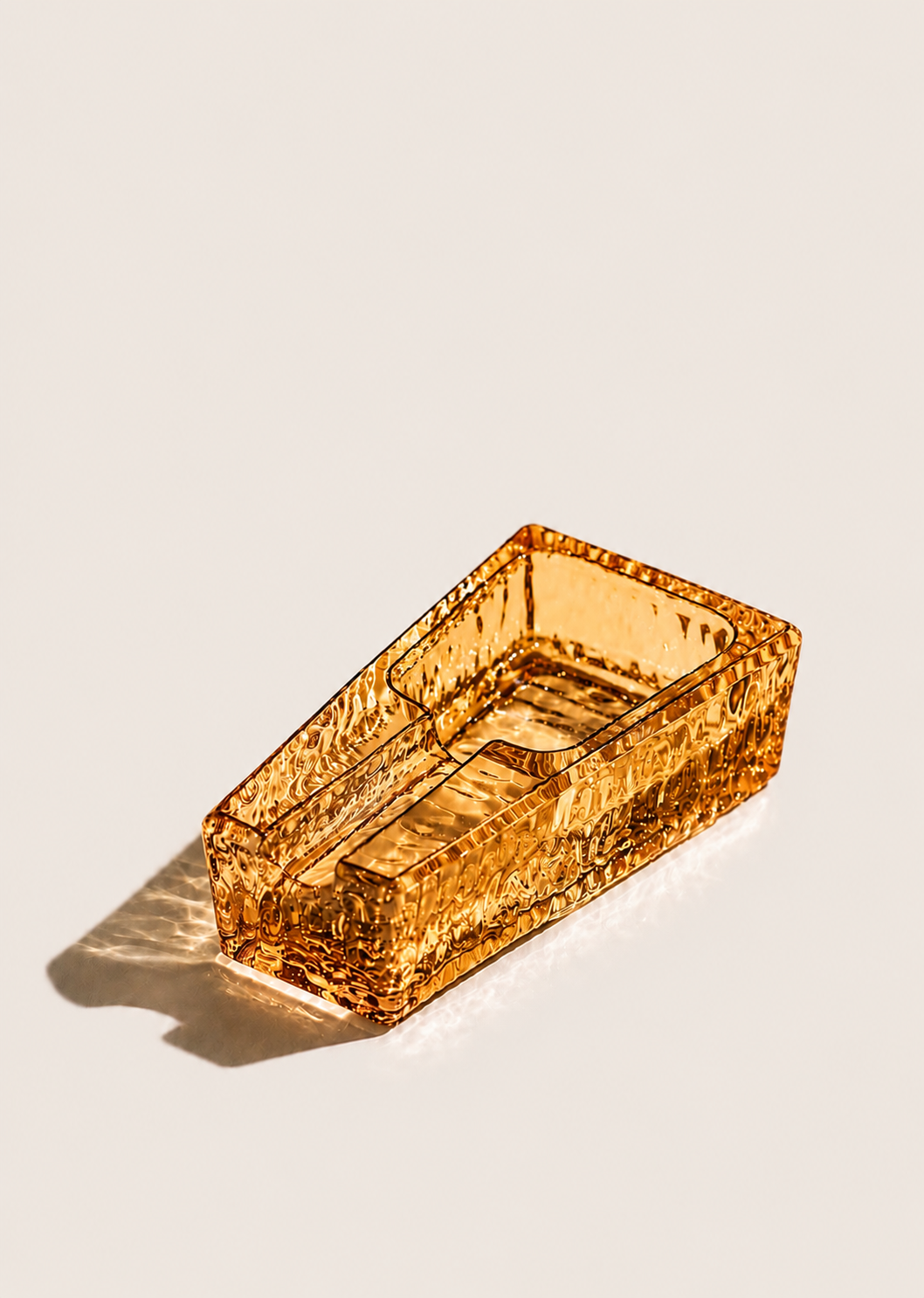 Capri Crystal Cigar Ashtray