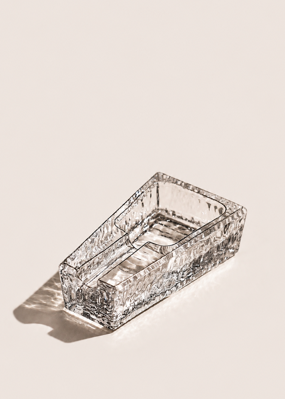 Capri Crystal Cigar Ashtray